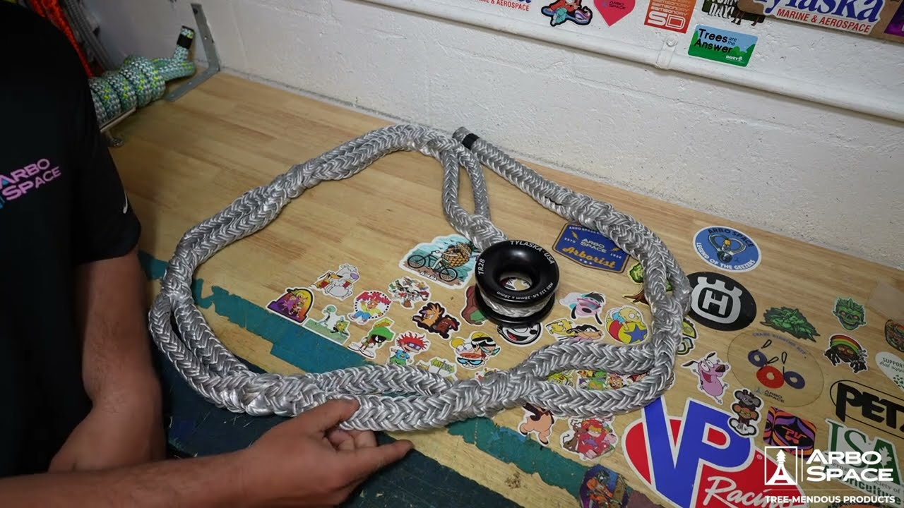 Arbo Space 3/4" LPX 12 Strand Hollow Braid Pluto Multi Ring Sling