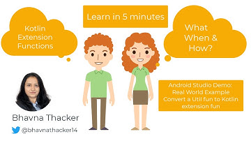 Learn Kotlin Extension Functions in 5 minutes : What, When & How (Kotlin Android tutorial)