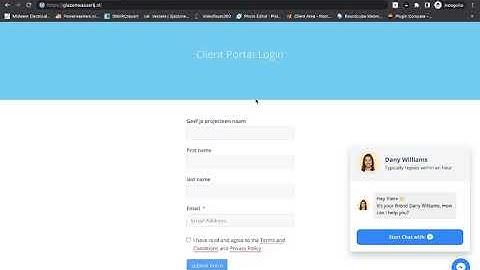 Wordpress client-portal & Fluent form pro