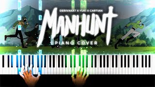 Derivakat • Yuki • Cartian - Manhunt (tastyForReal Piano Cover)