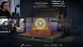 ohnePixel Reacts to StableRonaldo opens knife in CS2