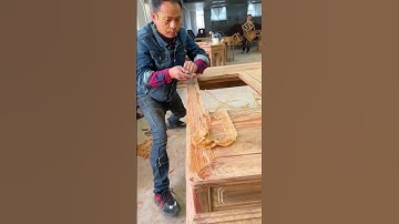 Công đoạn làm nguội - cạo nạo chi tiết sản phẩm nội thất l Đồ Gỗ Đức Nghĩa #shorts