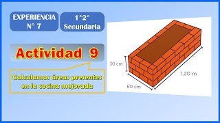 Cómo hallar la cantidad de ladrillos con GRAFICOS y AREAS  Actividad 9 Sec 1° 2° Experiencia 7