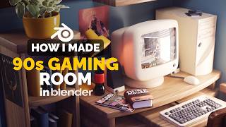90's Inspired Isometric Room in Blender - 3D Modeling Process