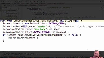 android common intents 07 text