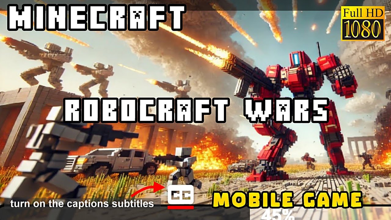 Gameplay: RoboCraft Wars #4 | Minecraft Like Games | Walkthrough | Official | CraftKing Studio