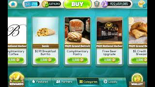 My Vegas Slots, Blackjack, MGM slots live, Pop! Slots. How many points can I get in a day? 4000pts screenshot 4