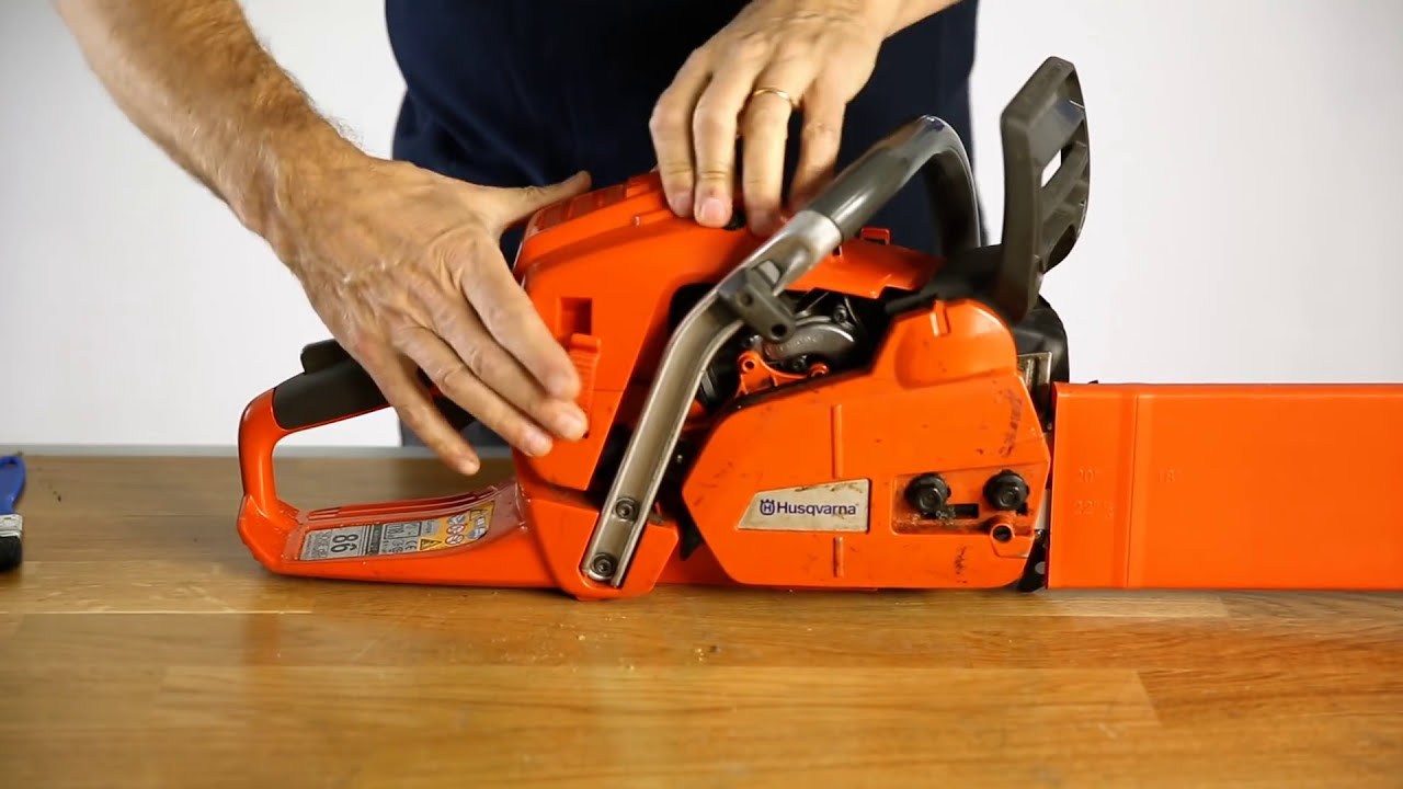How to change air filter in chainsaw YouTube