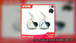 CCA C12 5BA+1DD Hybrid Hanging In Ear Headset 12 Drivers Unit HIFI DJ Monitor Earphone Earbuds Noise