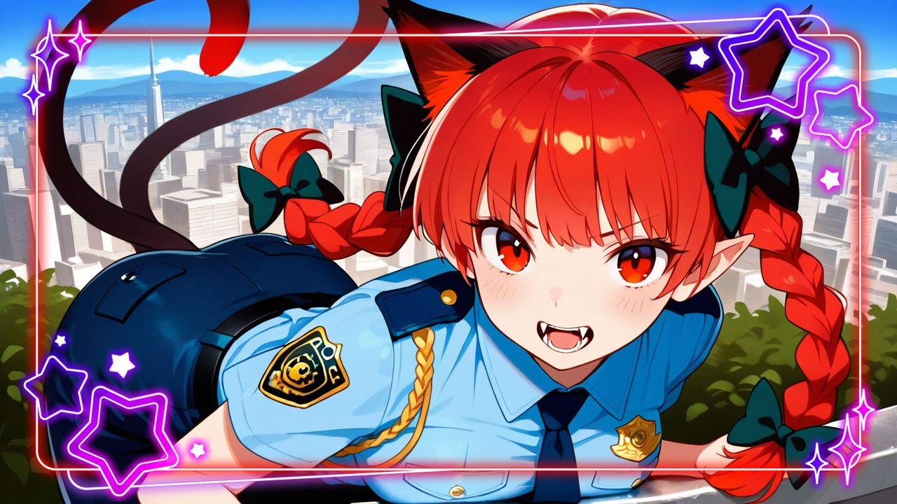 【東方】東方Project全キャライラスト紹介!警官編【AIイラスト】【東方Project】