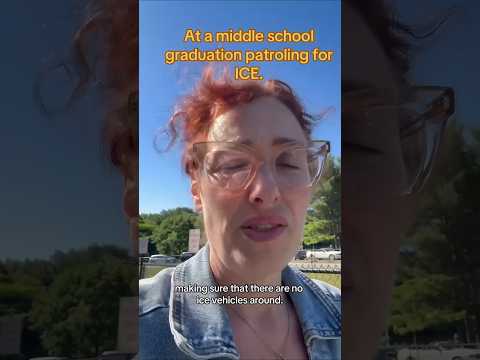 Mom misses child graduation to be ice vigilante?
