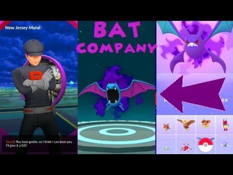 POKEMON GO SHADOW ZUBAT CATCH & GOLBAT, CROBAT EVOLUTIONS - TEAM ROCKET INVASION