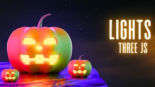 🚀 Mind-Blowing Light Effects in Three.js || Light Three js Tutorial
