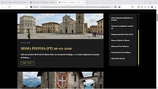 𝖢𝗋𝖾𝗈 𝖾𝖽 𝗂𝗇𝗌𝖾𝗋𝗂𝗌𝖼𝗈 𝗇𝖾𝗅 𝗆𝗂𝗈 𝗌𝗂𝗍𝗈 𝗐𝖾𝖻 𝗅𝖺 𝗇𝗎𝗈𝗏𝖺 𝗉𝖺𝗀𝗂𝗇𝖺: 𝖲𝗂𝗌𝗆𝖺 𝖺 𝖯𝗂𝗌𝗍𝗈𝗂𝖺 26-03-2026