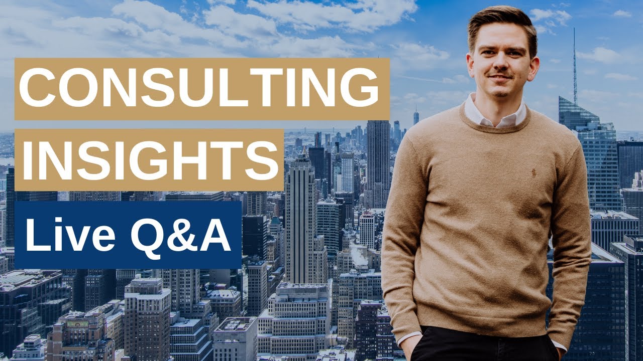 Insights from strategy consulting in live Q&A! (consulting markets, my current project, ...)