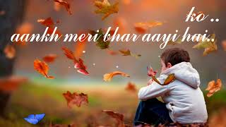 Charo taraf tanhai hai II Love sad song II Emotional WhatsApp Status II