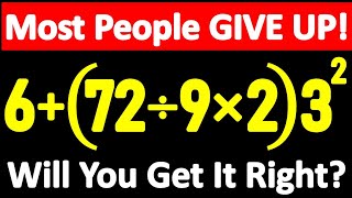 This Tricky Math Calculation Fools Almost Everyone Can You Solve It?