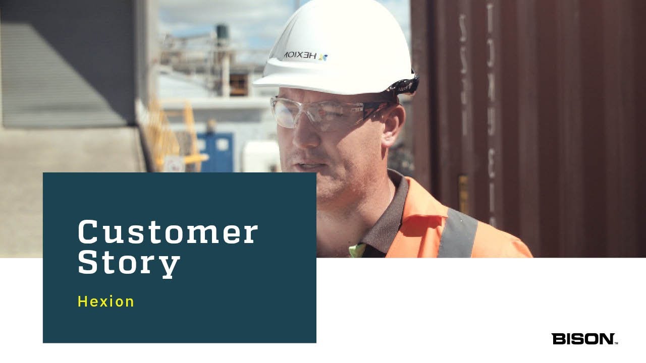 Hexion Take Their Container Weighing Inhouse With Bison Container Scales