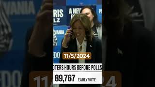 Kammala just pretended to call a voter, then accidentally showed her screenShe was on the camera app