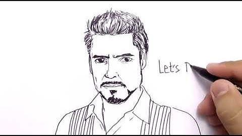 VERY EASY ! how to draw TONY STARK IRONMAN , CARTOONS for KIDS / learn how to draw