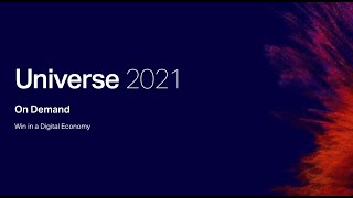 Micro Focus Universe 2021 On Demand Now