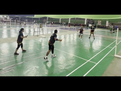 Badminton Game | Gio & Alvin vs Jayr & Nina (October 30, 2024) - YouTube