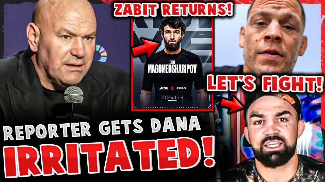 Дана Уайт раздражен репортером! Забит Магомедшарипов возвращается! Нейт Диаз бросает вызов Майку ...