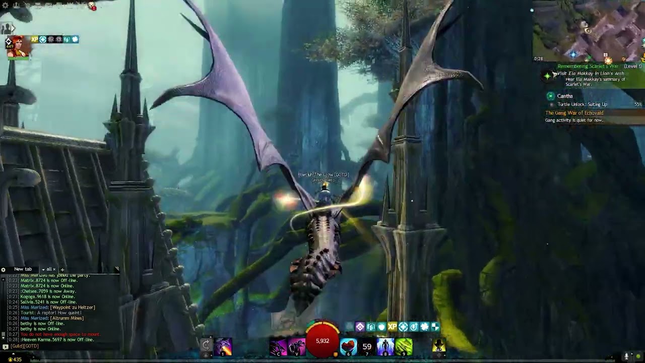 Echovald wilds insight : Altrumm Mines Catacomb , End Of Dragons, Mastery insights,