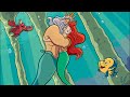 Happy Color app Paint by Numbers Colour with me Ariel and Poseidon #relaxing #littlemermaid #disney
