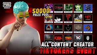 ALL CONTENT CREATOR CUSTOM ROOM 50k PRIZE POOL♥️💸 || WOLF RAJPUT IS LIVE PUBG MOBILE