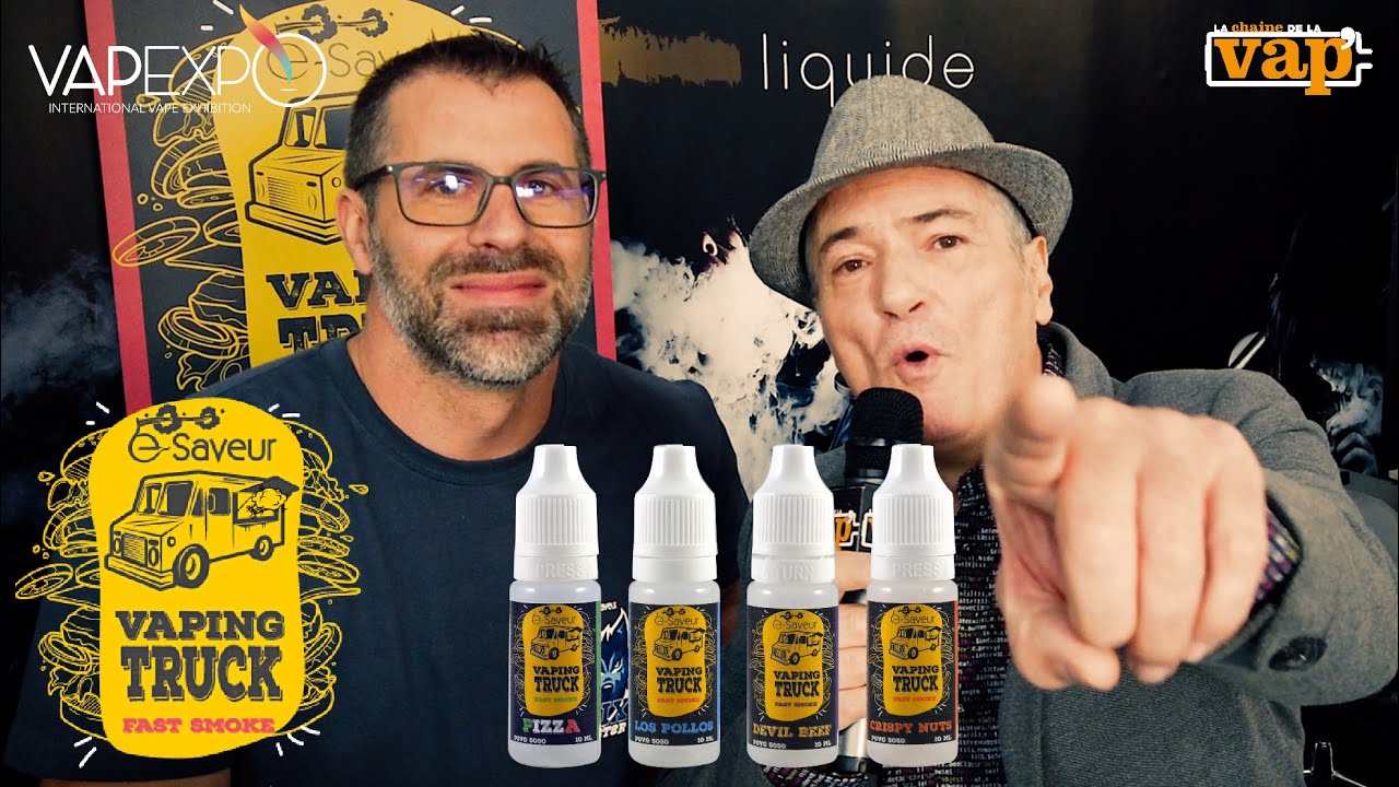 ESAVEUR Enfin une gamme de liquides SALÉS avec VAPING TRUCK YouTube