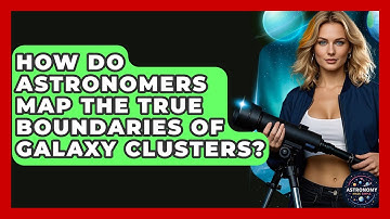 How Do Astronomers Map The True Boundaries Of Galaxy Clusters? - Astronomy Made Simple