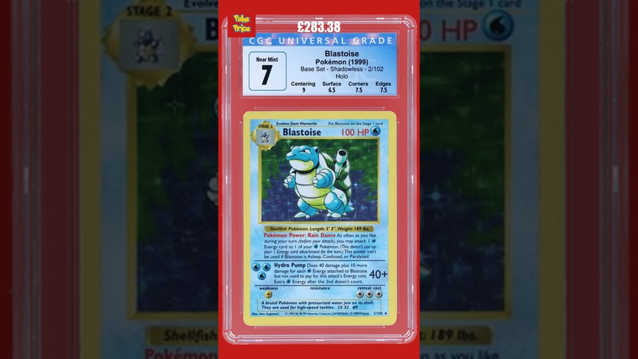 This Blastoise card fetched 283.38  crazy or fair? #shorts - YouTube