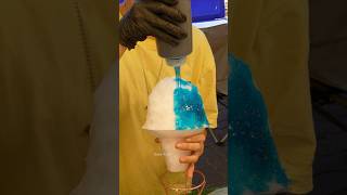 Epic Snow Cone Creation Watch The Giant Shaved Ice Magic