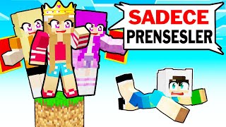 Sadece Prensesler Vs Enes Arslan Tek Blok - Minecraft