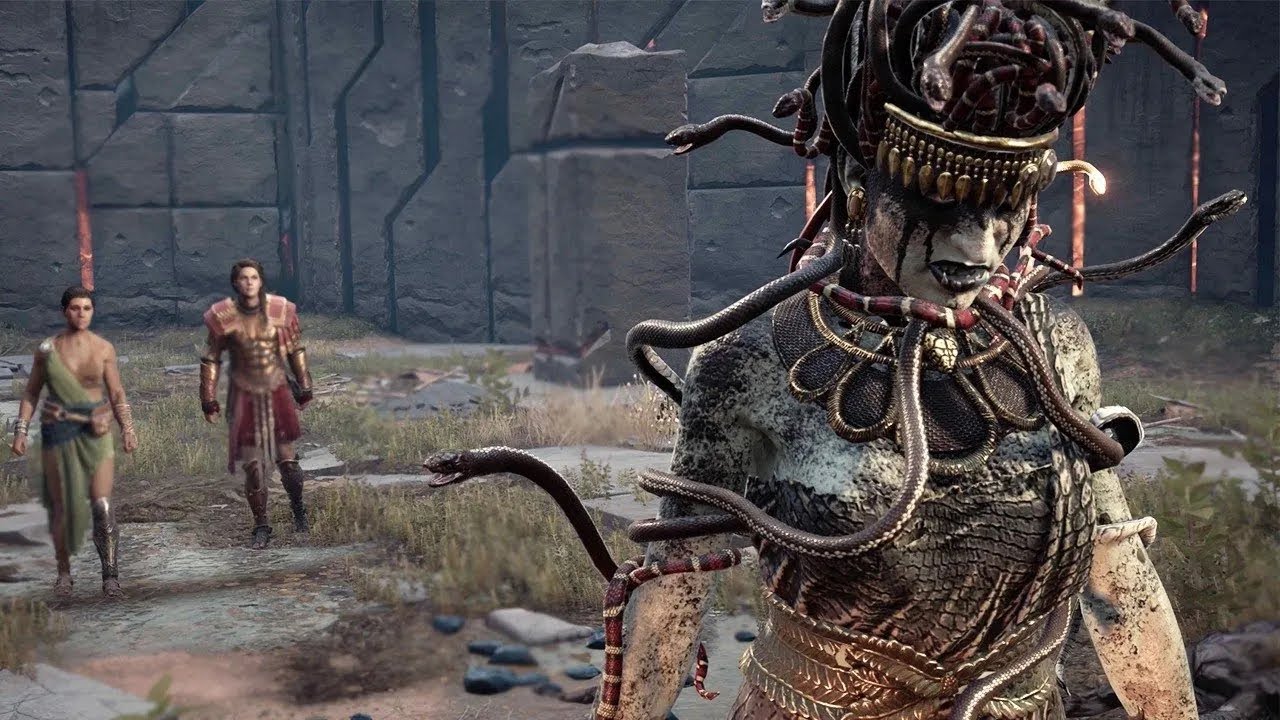 Medusa Fight Assassin S Creed Odyssey Youtube