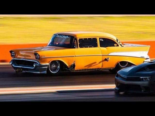 Street Outlaws 405 - Jeff Lutz's 1957 Chevy, Badass Twin Turbo