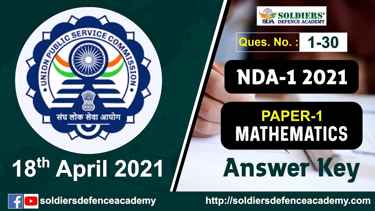 UPSC NDA-1 2021 || PAPER-1 MATHS || COMPLETE PAPER SOLUTION || EXAM ANALYSIS || Expected Cut off