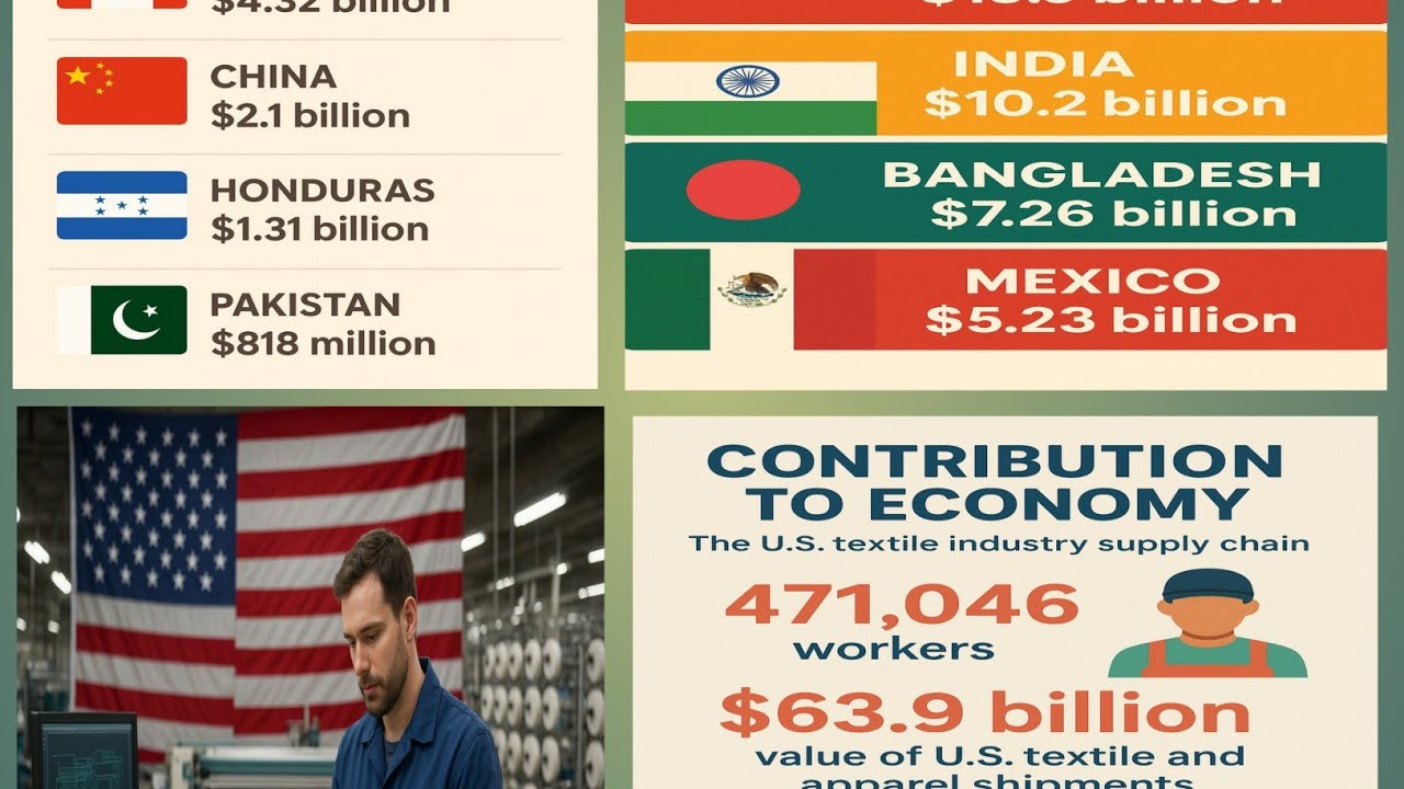 U.S. Textile Trade 2025 🌎📈 | Imports, Exports, Top Partners & Future Trends Explained