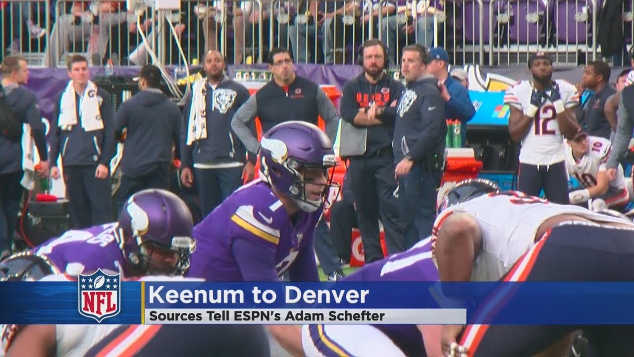 Report QB Case Keenum Intends To Sign With Denver Broncos YouTube