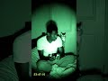 Cat Stares Behind Person—Revealed Only Through Phone Screen | Night Vision CCTV 🚪📱 #Shorts