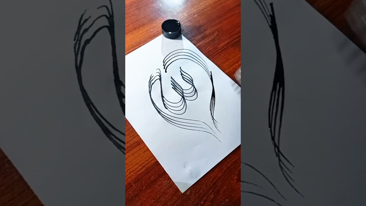 Watch This Spoon Art Transformation 😍 | Allah Name Arabic Calligraphy #Shorts