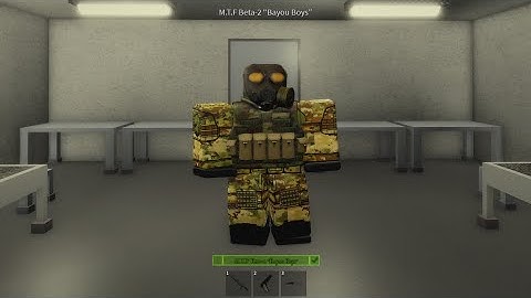 Roblox SCP M.T.F Beta-2 “Bayou Boys” Operator (Avatar Build)