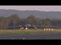 USAF B-2 Spirit at RAAF Base Amberley - raw footage