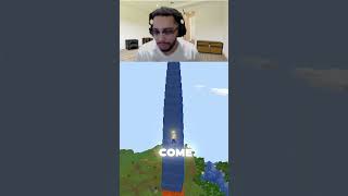 Minecraft BIGGEST Cobblestone Tower HACK Profile