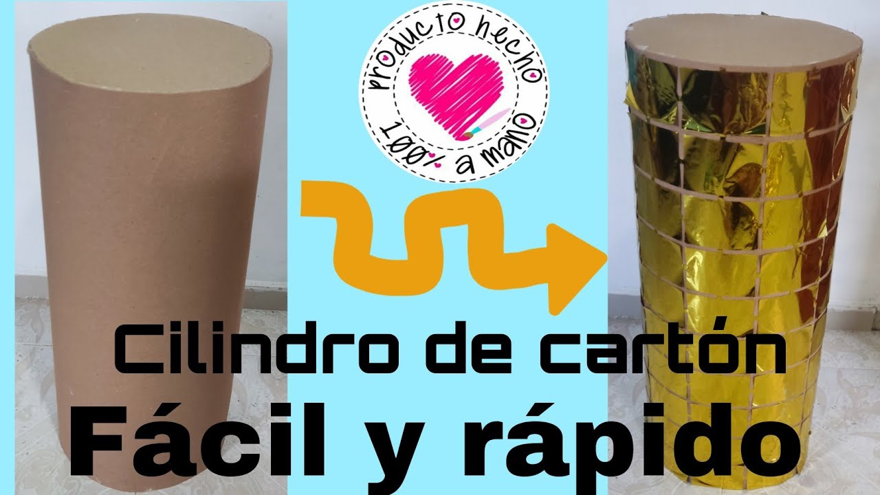 Como Hago Un Cilindro En Cartulina www.youtube.com