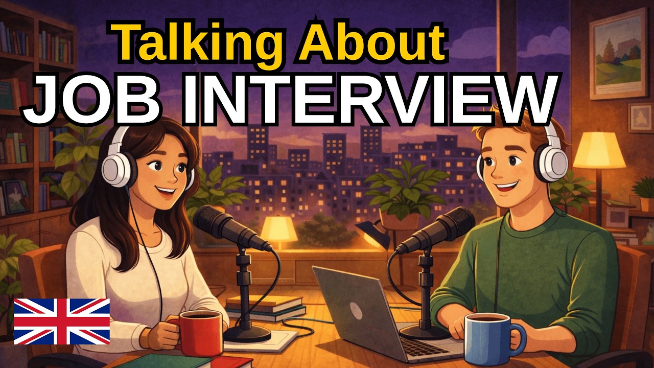 How to Talk About Your Job Interview in English | English Conversation Practice