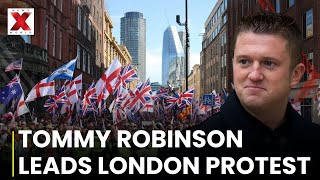 'Unite the Kingdom' Protest: Tommy Robinson Mobilizes Far-Right Support in London | NewsX World