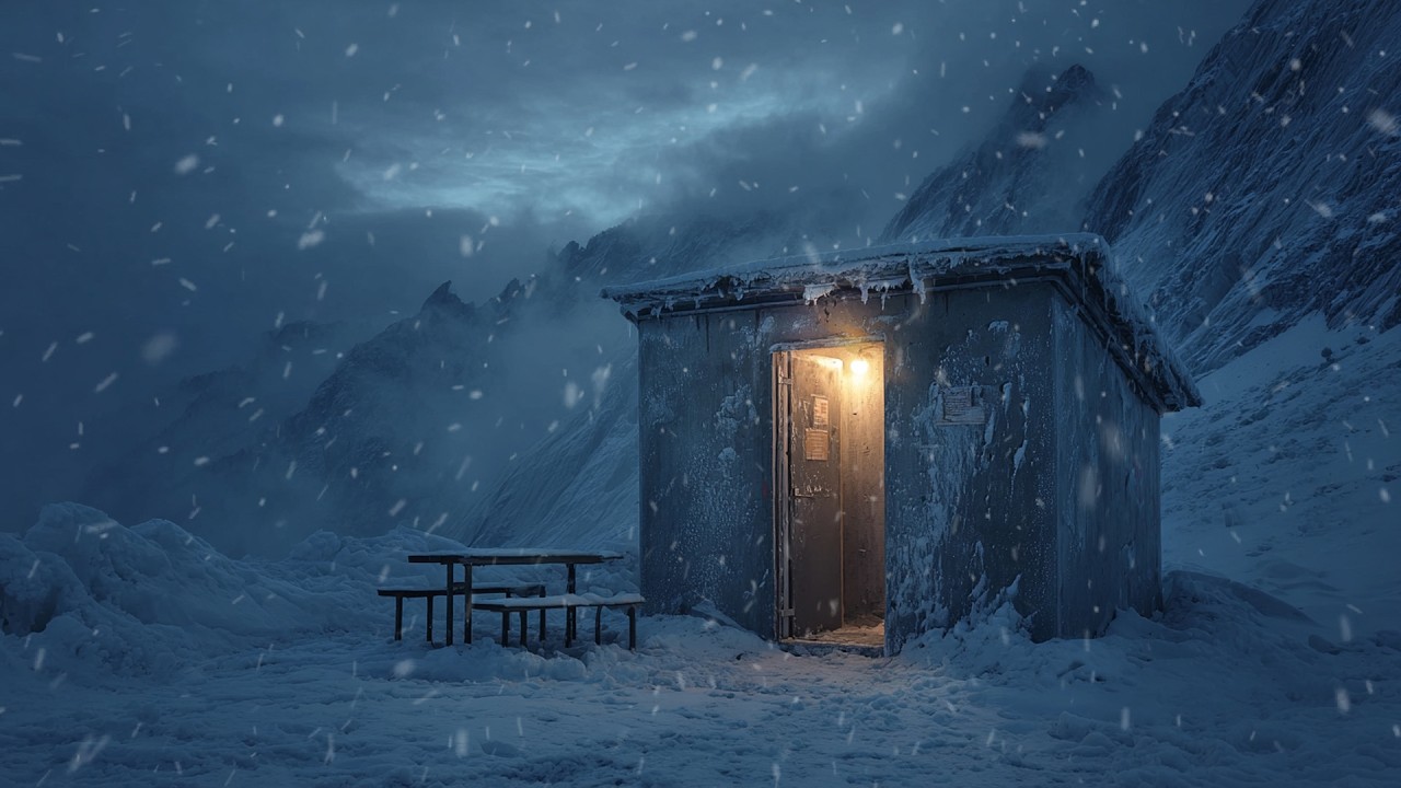 Deep Blizzard Sounds for Sleeping | Howling Wind and Blowing Snow Ambience | Reduce Stress, Relax