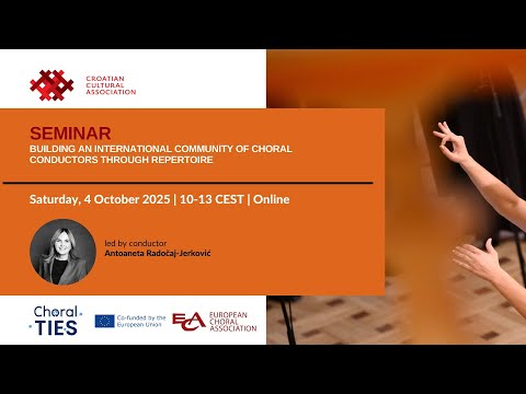 ChoralTIES Webinar Building An International Community Of Choral Conductors Through Repertoire